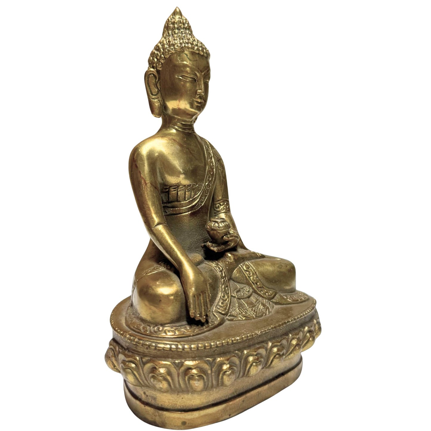 Buddha-Statue, die Erdung, innere Stärke und spirituelle Standhaftigkeit symbolisiert