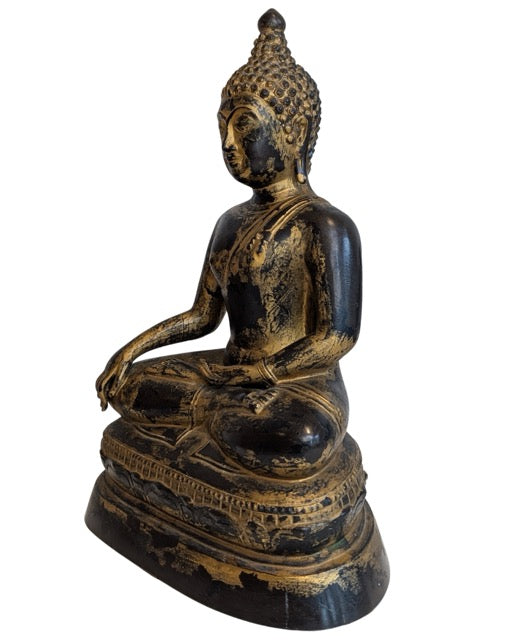 Bronzene Buddha-Statue in Bhumisparsha-Mudra aus Myanmar


Bronze-Buddha-Statue