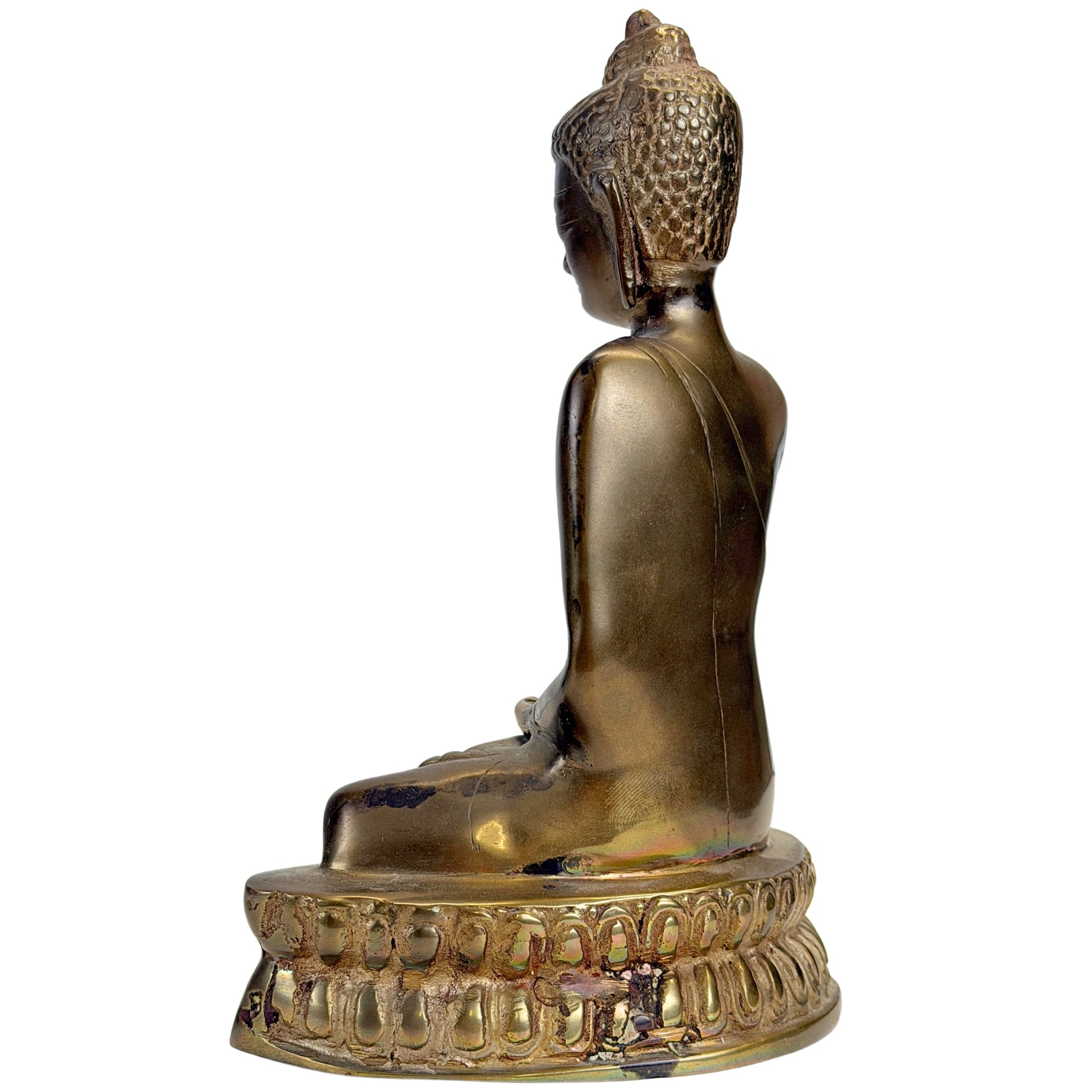 Bhumisparsha Mudra eines tibetischen Buddha aus dem 19. Jahrhundert