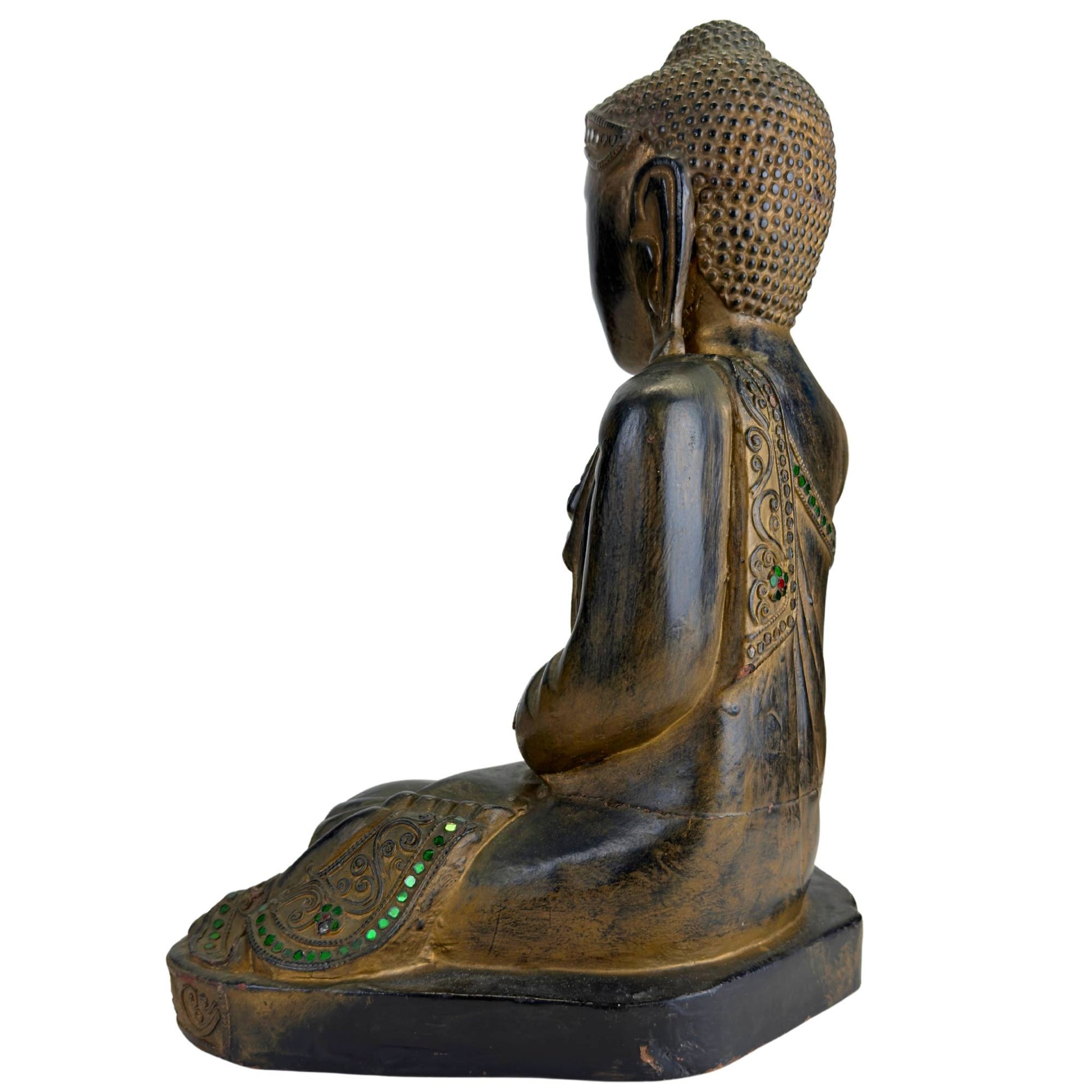 Buddha in Bhumisparsha Mudra aus Myanmar