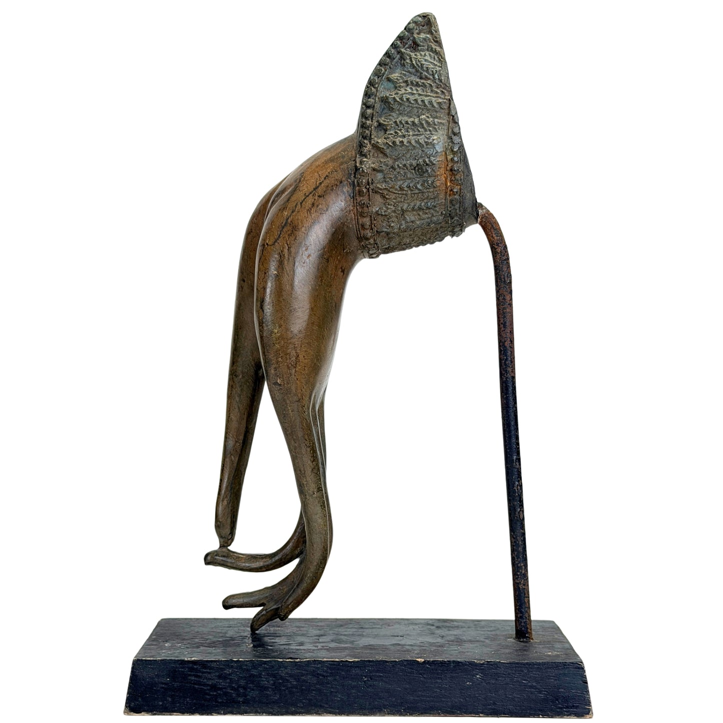 Antike Buddha-Hand mit eleganten langen Fingern aus Thailand