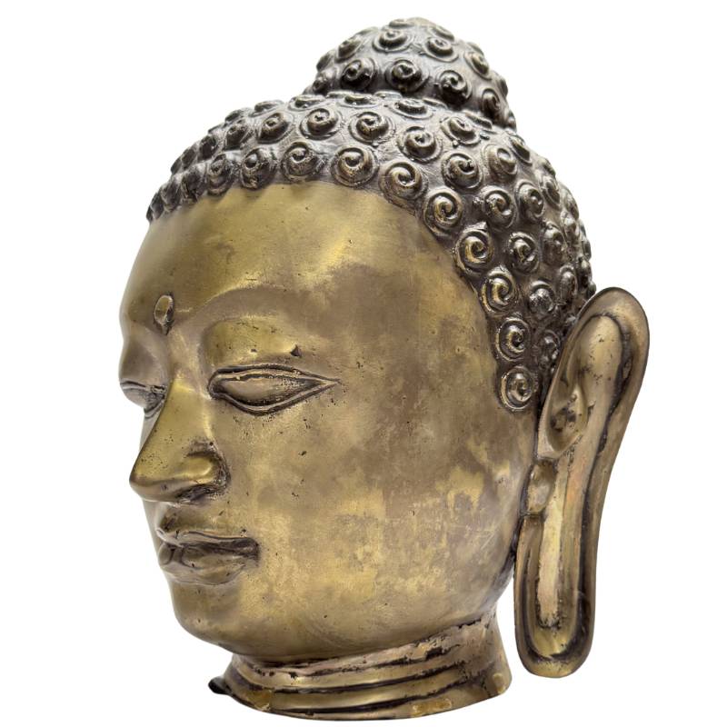 Authentische Buddha-Statue aus Bronze, Südostasien