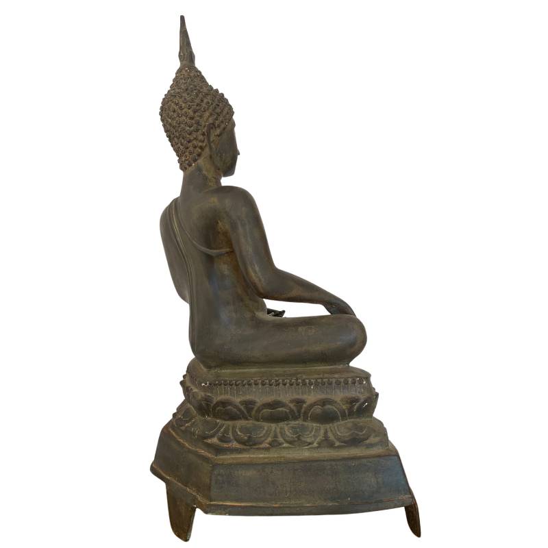 Bronzene Buddha-Statue in der Sukhothai-Ayutthaya-Tradition