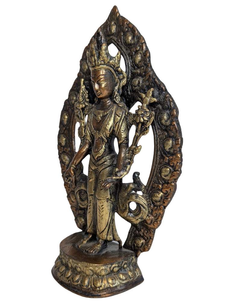 Buddhistische Tara-Statue aus Tibet oder Nepal