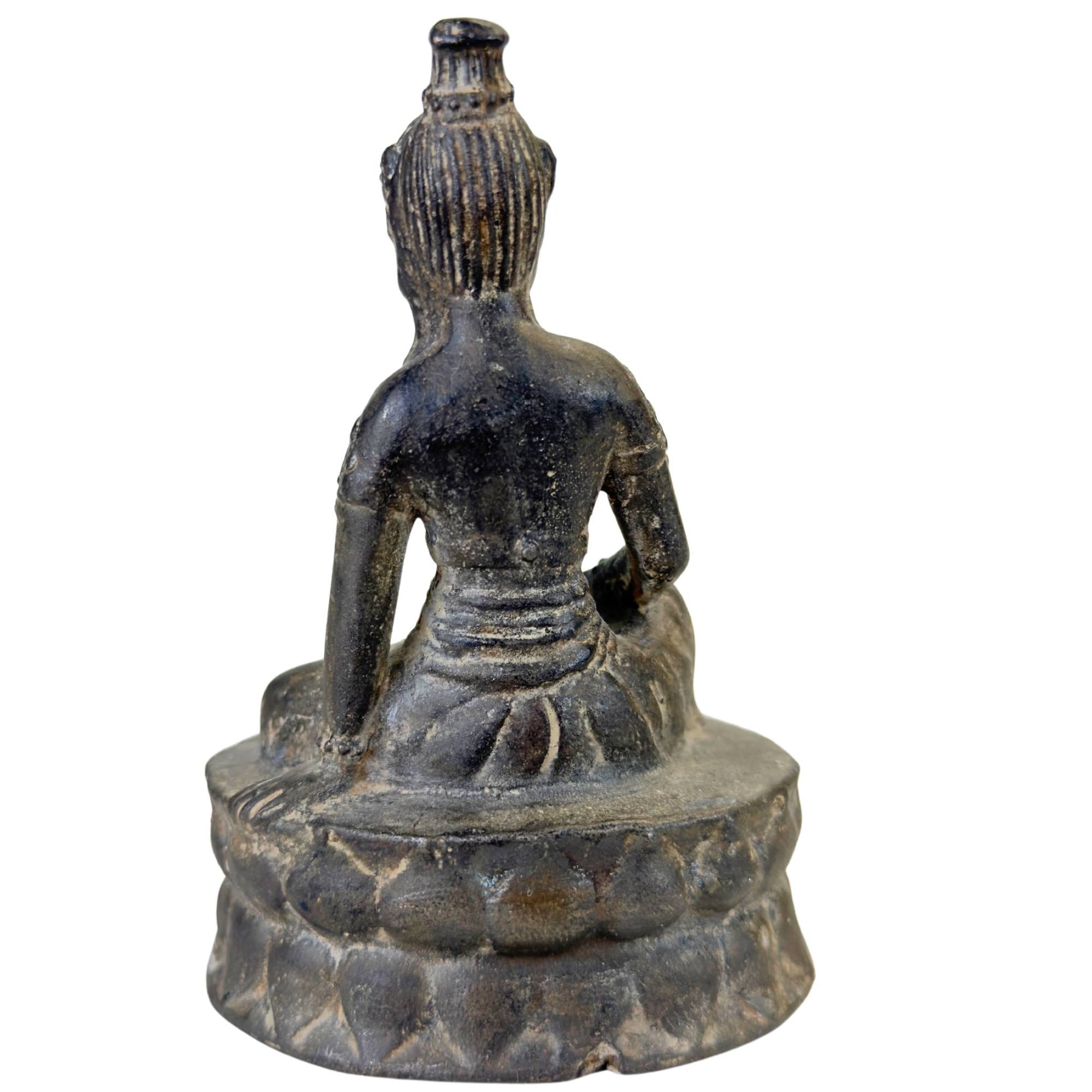 Handgeste Vasudhara-Bild, das Fülle symbolisiert, Detail Bronze