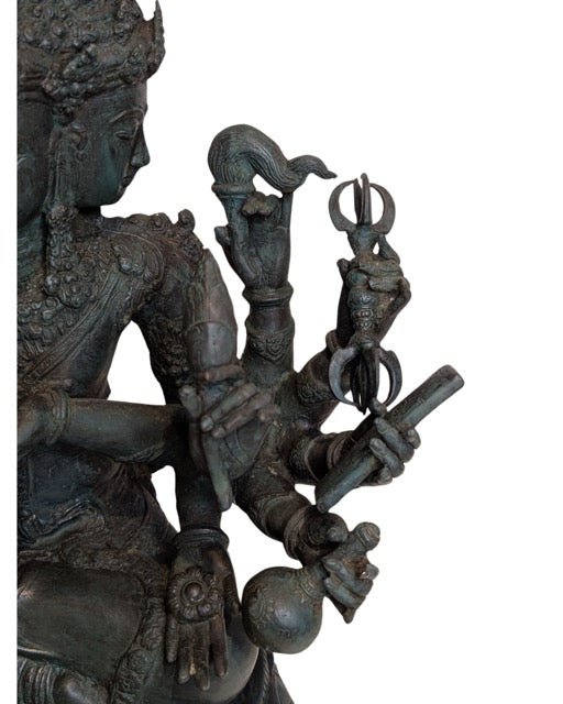 Hinduistische Brahma-Schöpfergott-Statue aus Indonesien