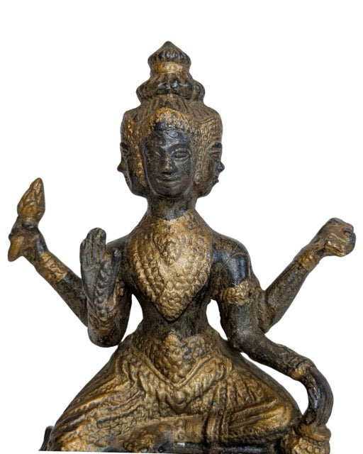 Hinduistische Brahma-Statue mit vier Gesichtern