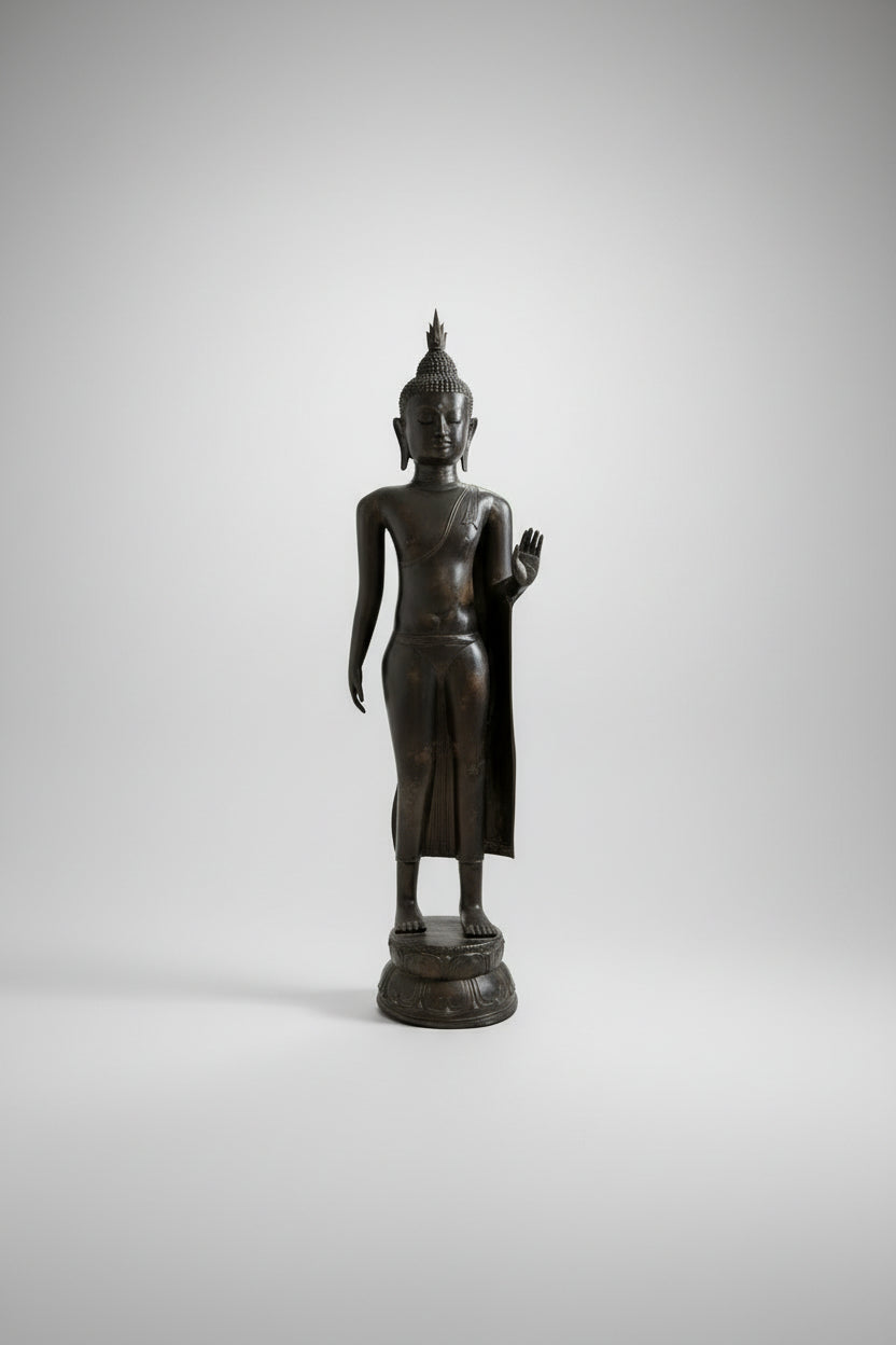 Detail der schützenden Abhaya Mudra-Hand