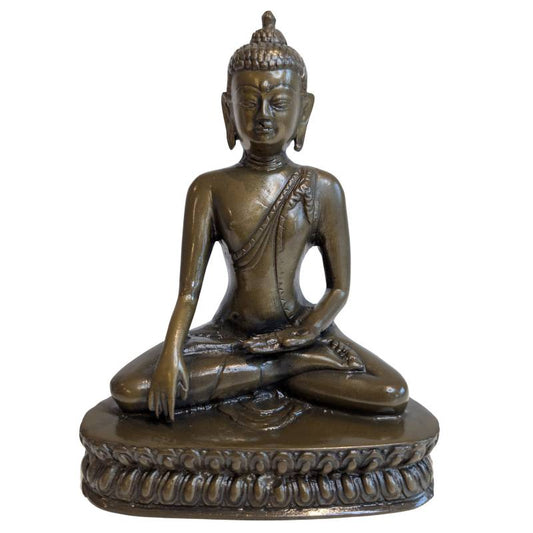 Bronzener Buddha in Dhyana-Mudra aus Nepal


Bronze-Buddha in Dhyana-Mudra