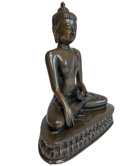 Nepalesische Bronze-Buddha-Statue