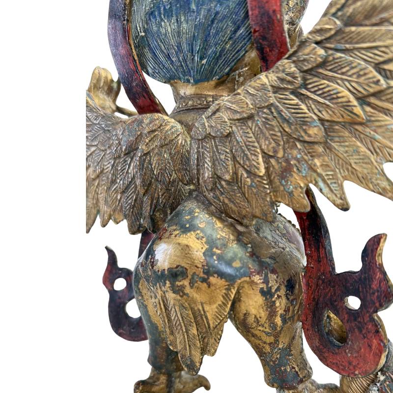 Bronzene Garuda-Figur aus der tantrischen Himalaya-Kunsttradition