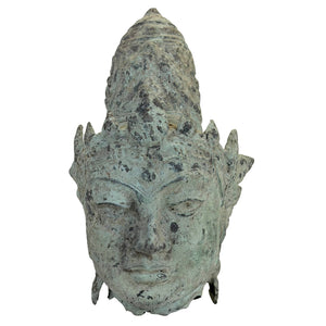 Bronzekopf von Vishnu Java, Majapahit-Tradition, möglicherweise 14.–16. Jahrhundert