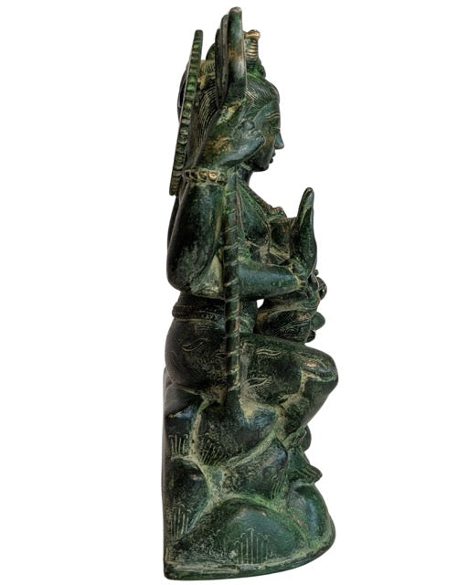 Bronzene Shiva-Statue mit Ganesha aus Südindien


Shiva-Statue aus Bronze mit Ganesha aus Südindien