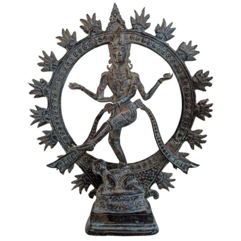 Bronzene Shiva Nataraja-Statue aus Indonesien, 19. Jahrhundert