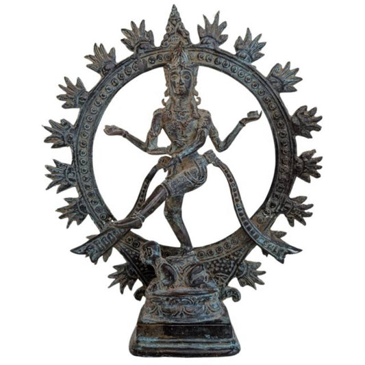 Bronzene Shiva Nataraja-Statue aus Indonesien, 19. Jahrhundert