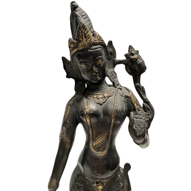 Bronzene Tara-Statue der Himalaya-Göttin