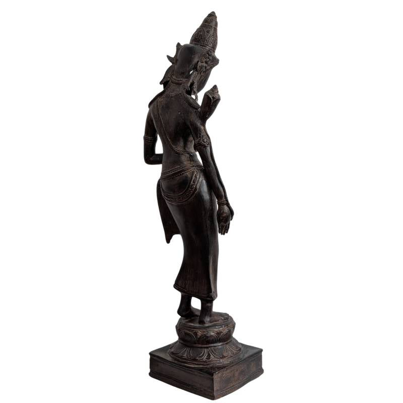 Tara-Bodhisattva aus Bronze, Khmer-Revival-Periode, Südostasien