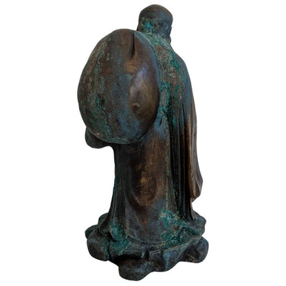 Altes chinesisches bronzenes Budai‑Bild