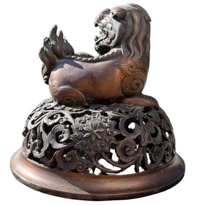 Dekorative chinesische bronzene Räucherstäbchenbrenner