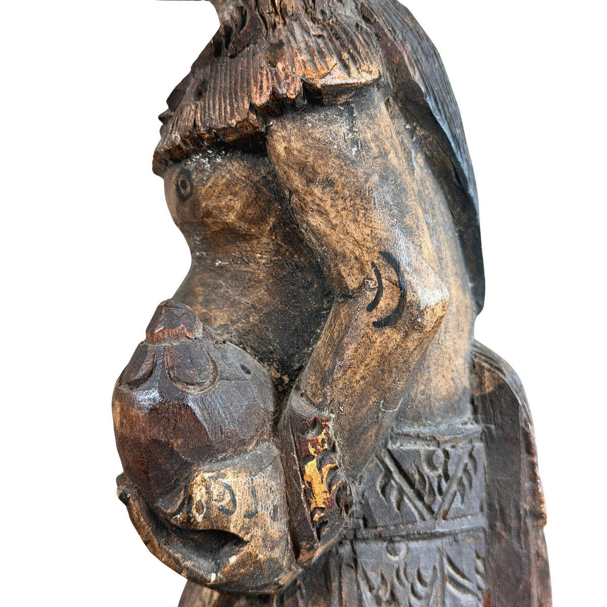 Gefäß an der Hüfte, Nahaufnahme