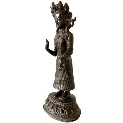 Dipankara Buddha bronzen Statue