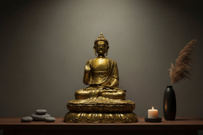 ein echter sehr alter Buddha aus Tibet
