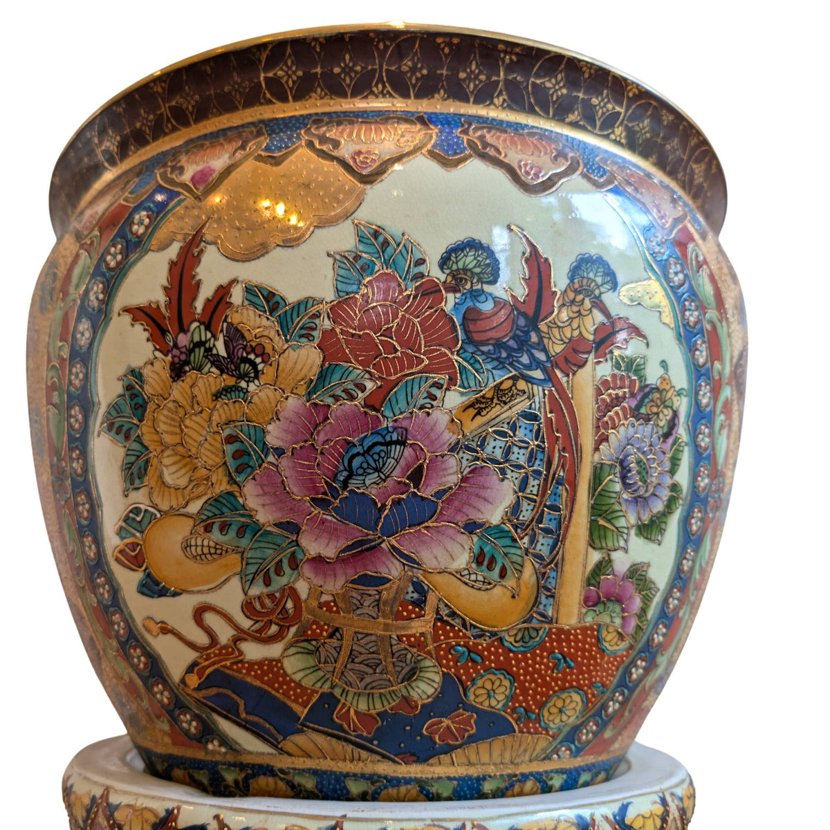 Exklusive japanische Vase, ideal für die Gestaltung einer eleganten Halle oder eines Eingangs.