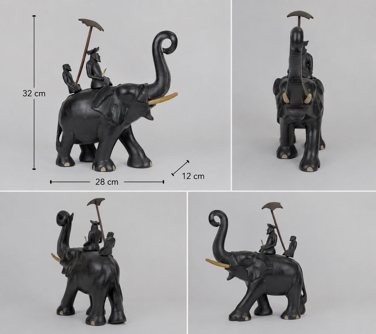 exklusive Wandkunst Altar Elefantenstatue Glück Wohlstand