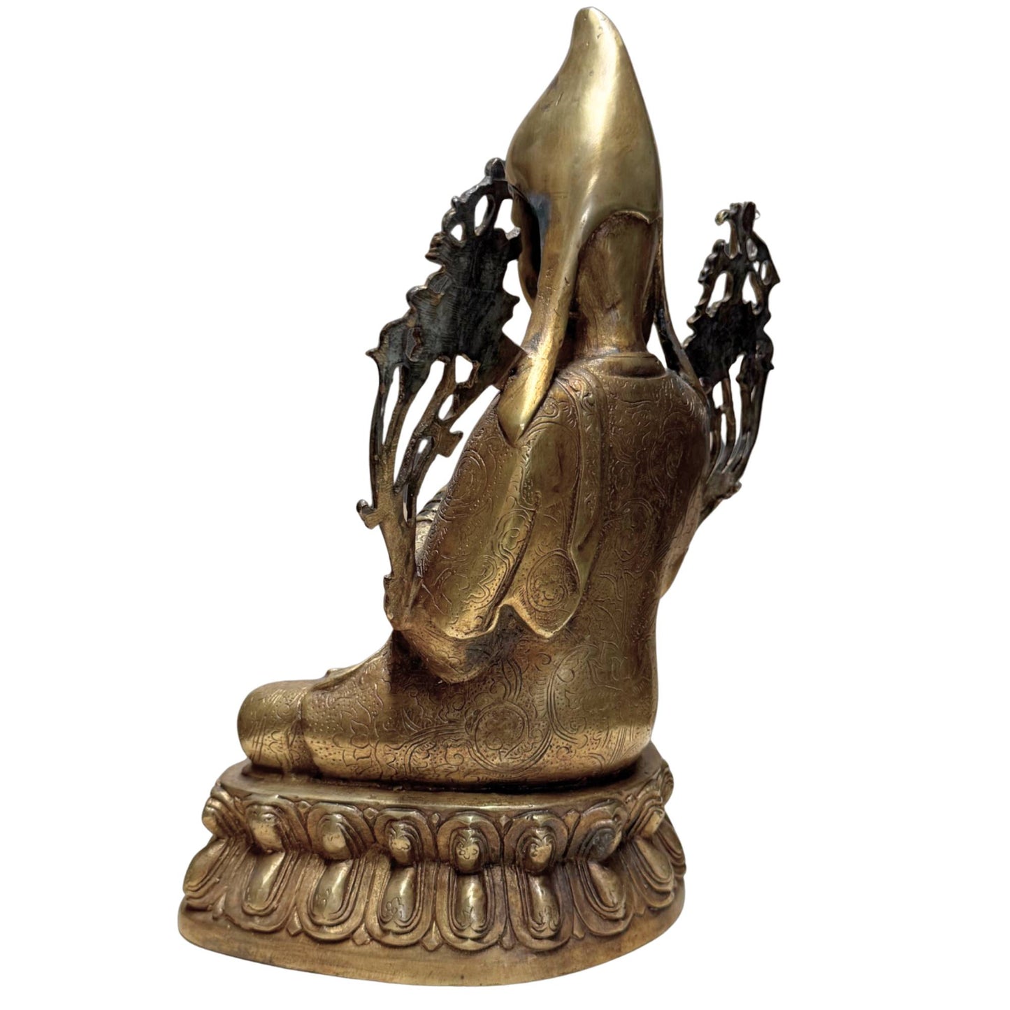 Bronzestatue des Begründers der Gelugpa-Tradition (Gelbmützen-Tradition).