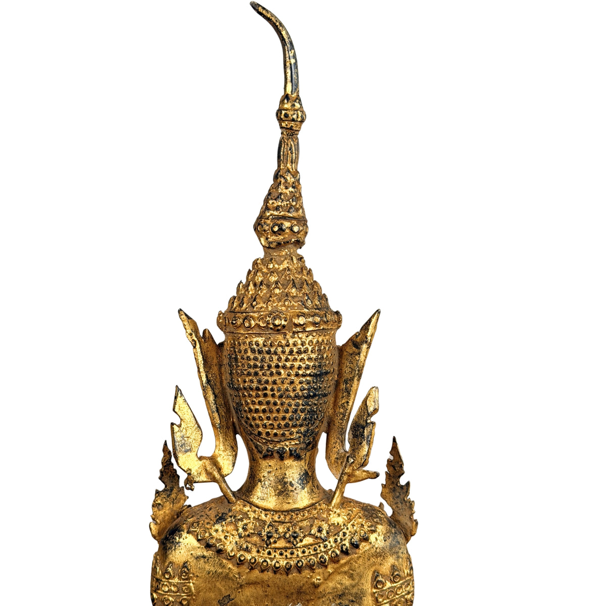 Back of the crown with flame, detail