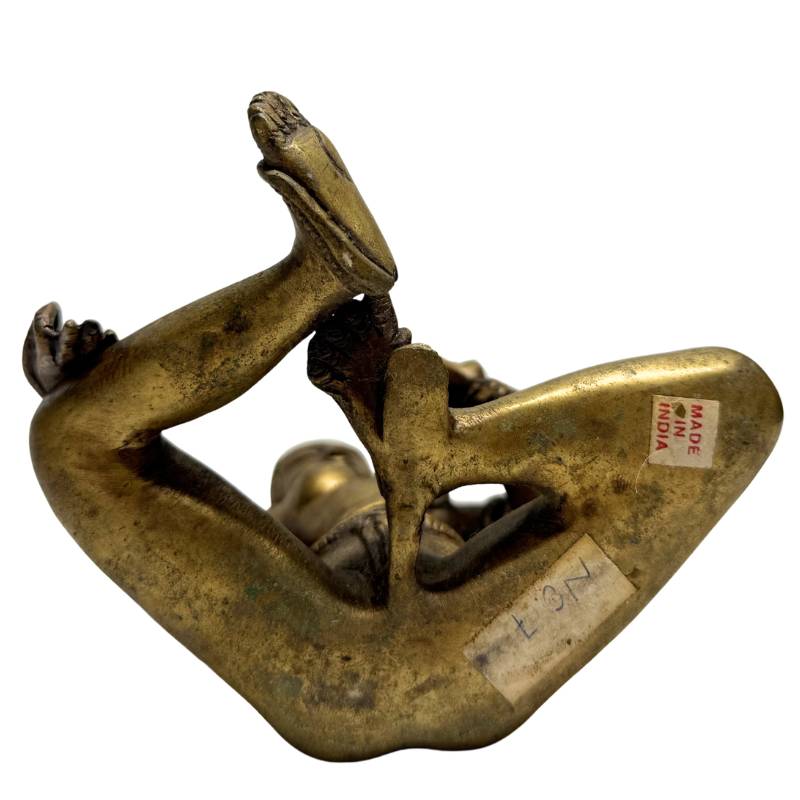 Grüne Tara-Statue aus Bronze, Indien, buddhistische Skulptur, Lotus