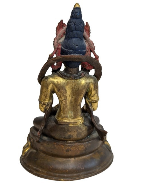 Verehrungsstatue des Bodhisattva Grüne Tara aus der Himalaya-Region