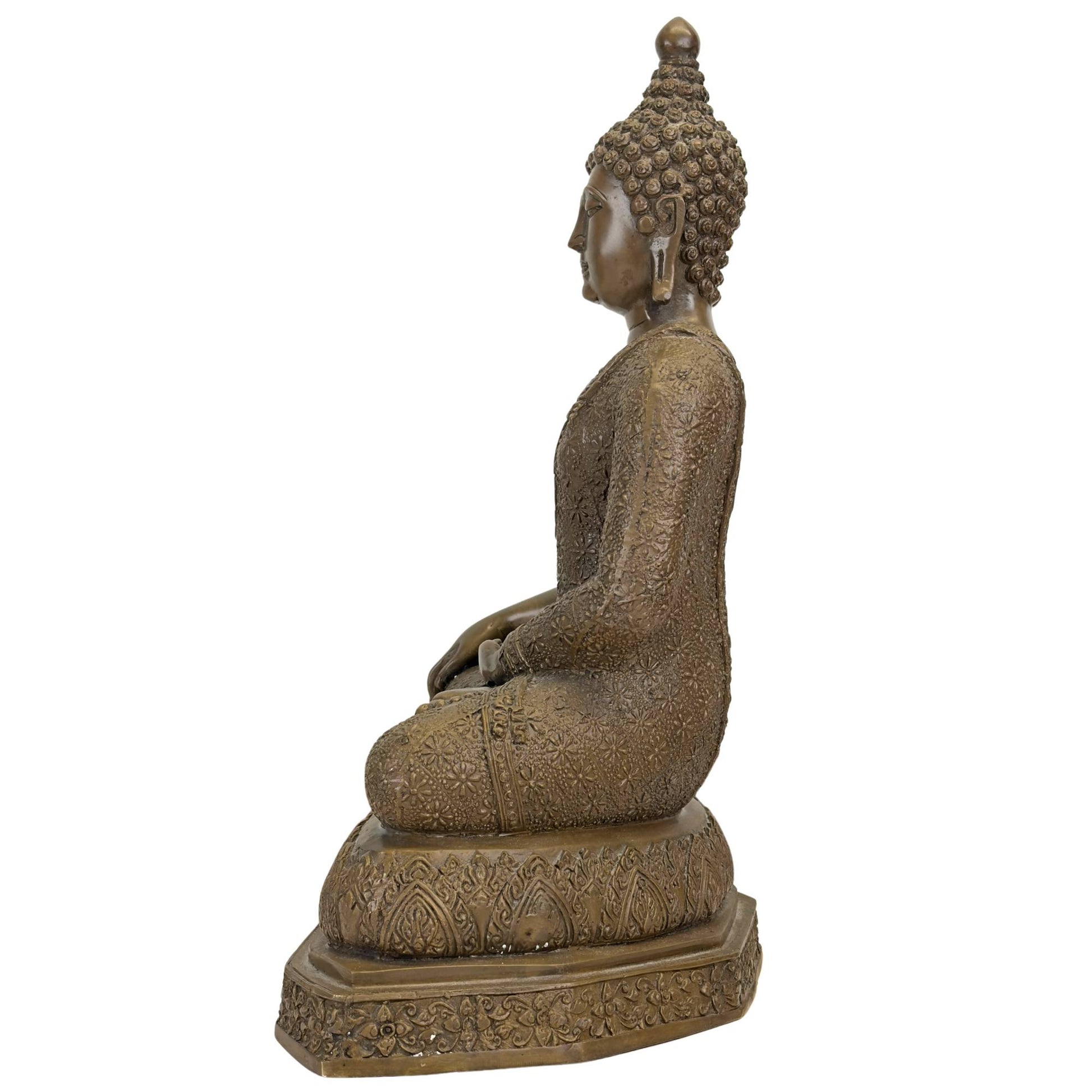 Detaillierter Exportguss aus Messing und Bronze des Buddha von Bangkok