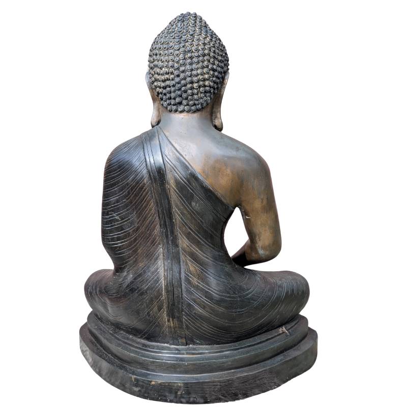 Großer Buddha aus Bronze gemäß der Theravada-Tradition