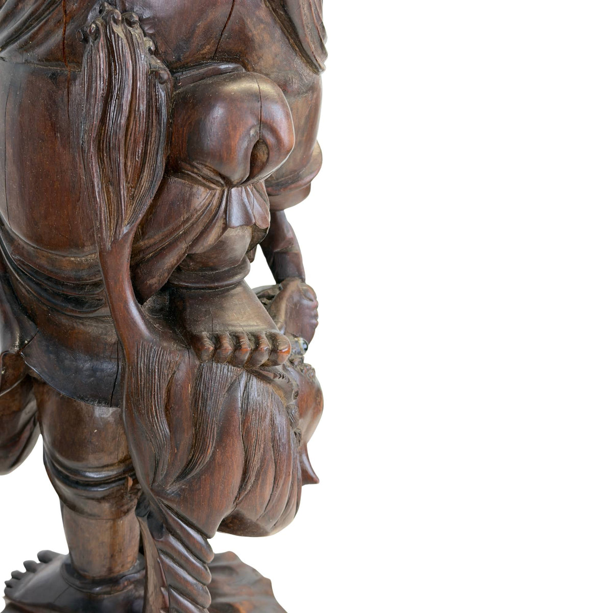 Ebisu‑Gottfigur von 59 cm für asiatische Kunstsammlung