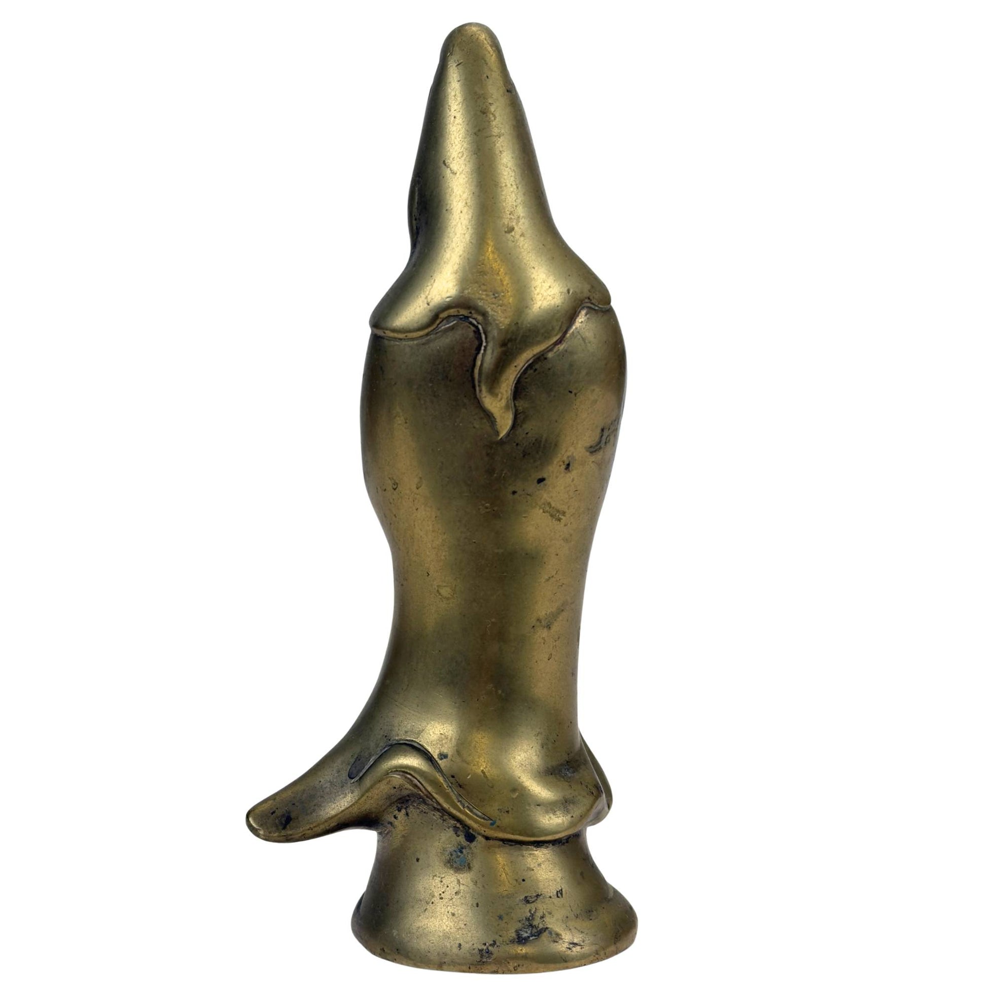 Rückseite der Guanyin-Statue mit elegantem Design