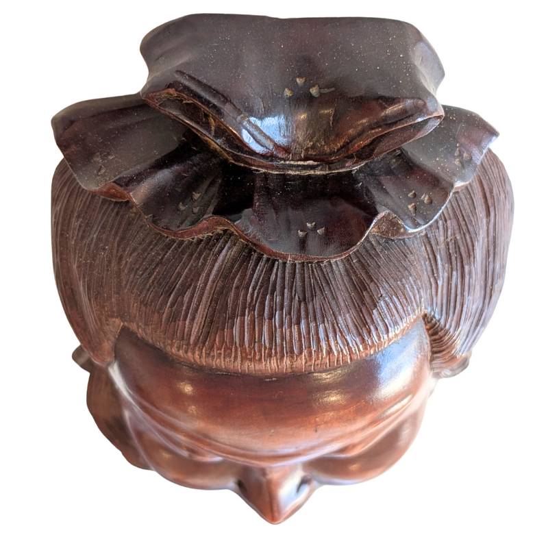 Religiöse Guanyin-Maske aus Holz aus China