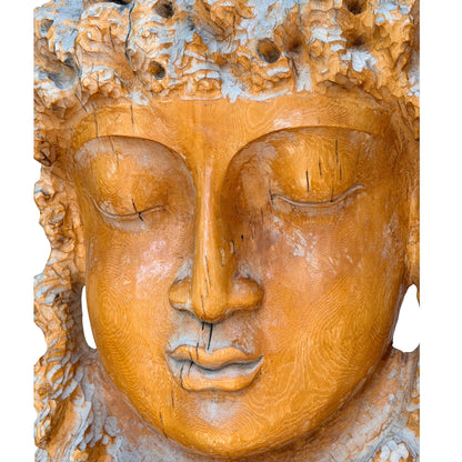 Monumentale Guanyin‑Skulptur für Yogastudio und Meditationsraum