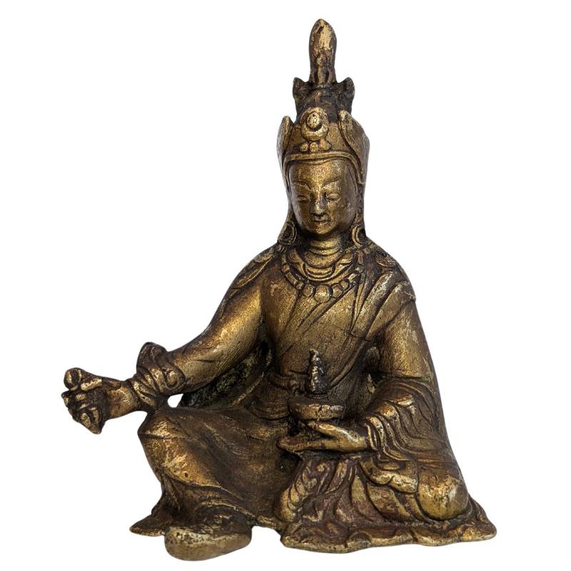Guru Rinpoche antike Bronzestatue
