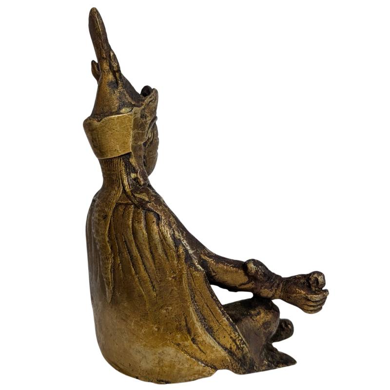 Antike religiöse Bronzestatue von Guru Rinpoche