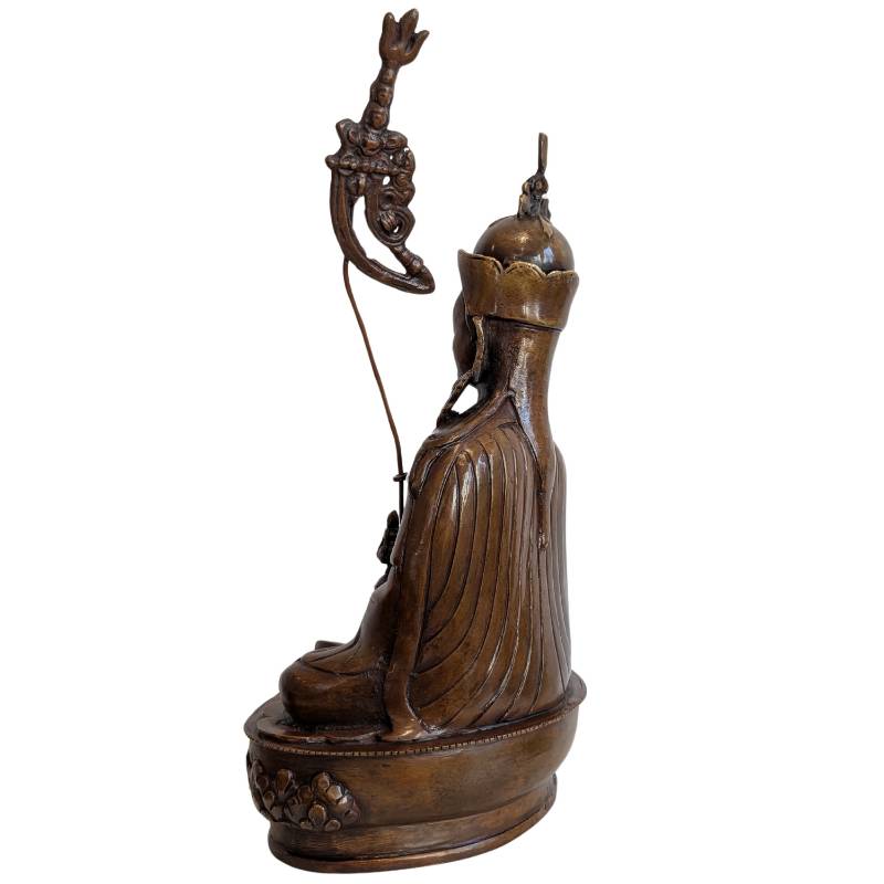 Bronzestatue des Guru Rinpoche aus Tibet, Vajrayana-Buddhismus