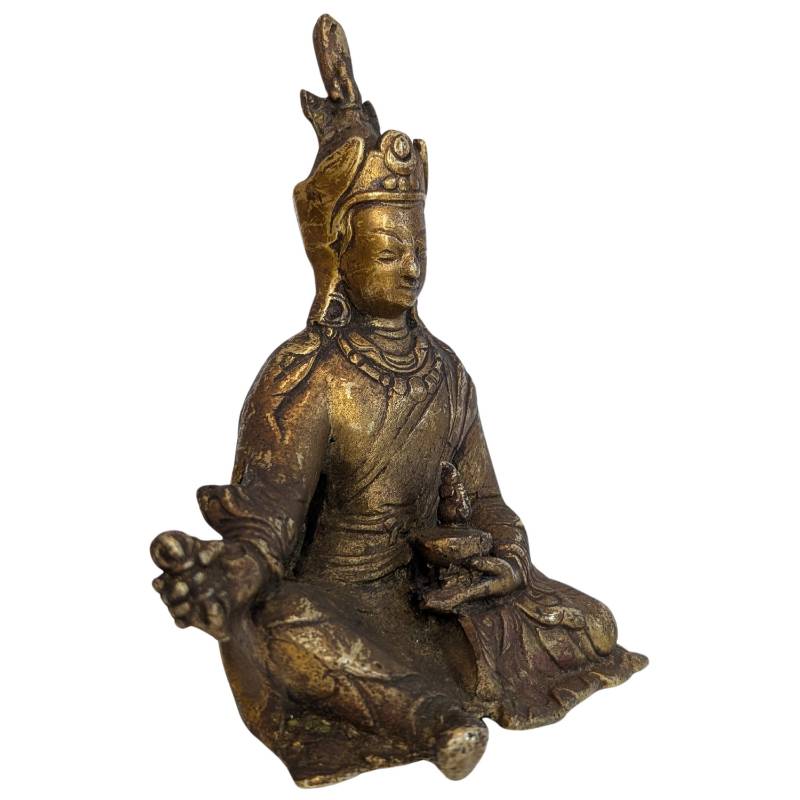 Guru Rinpoche aus tibetischer Bronze
