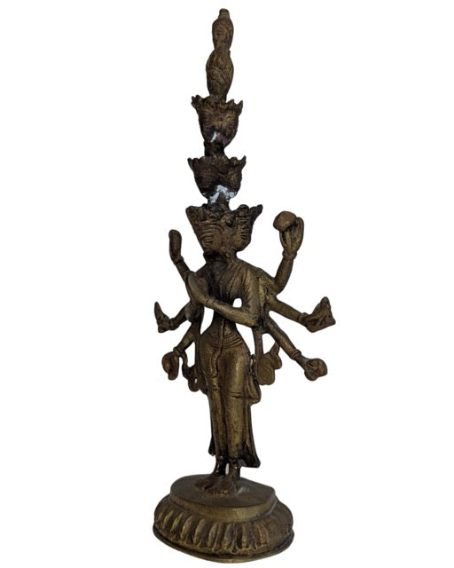 Handgegossener Avalokiteshvara Sahasrabhuja aus antiker Bronze