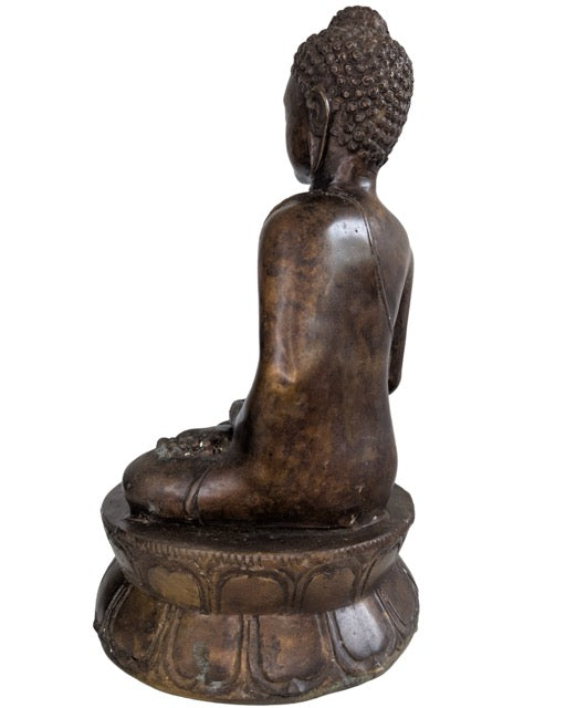 Handgefertigte Altarstatue aus Shan-Kultur, gefertigt aus massiver Bronze.