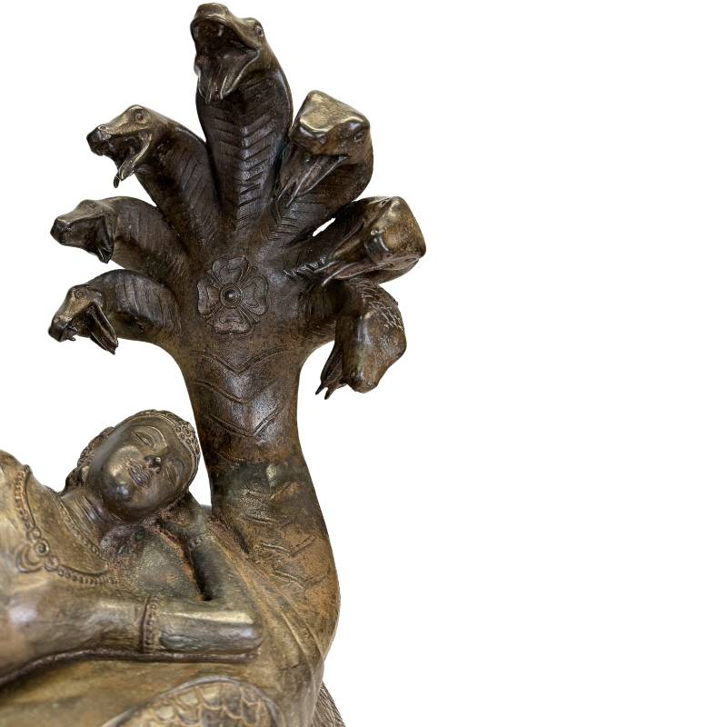 Schwere Vishnu-Statue, Breite 51 cm, 1. Buddha