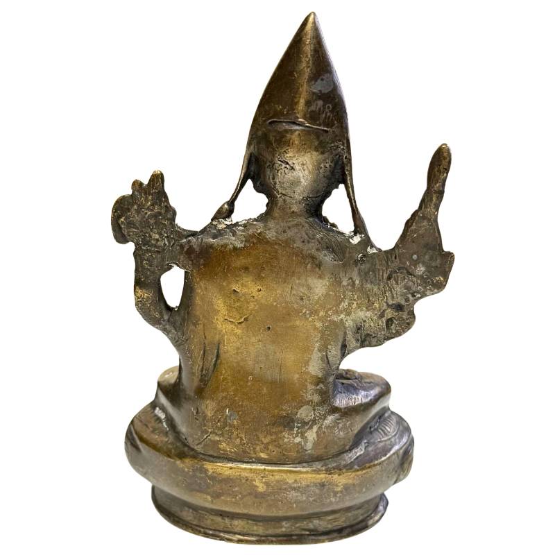 Antike Lehrerstatue aus dem Himalaya, Prüfung der Gelug-Tradition