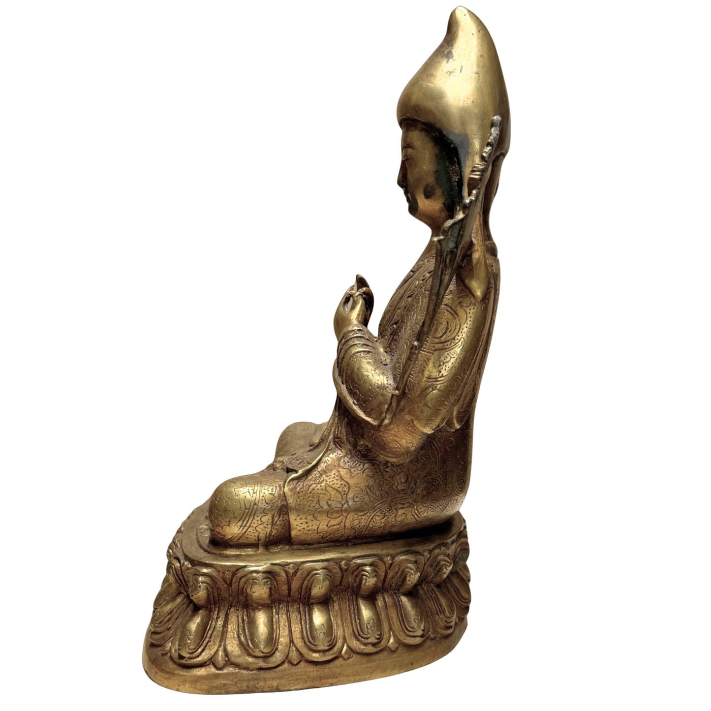 Beispiel für hochwertige buddhistische Kunst aus dem Himalaya, ca. 1930.