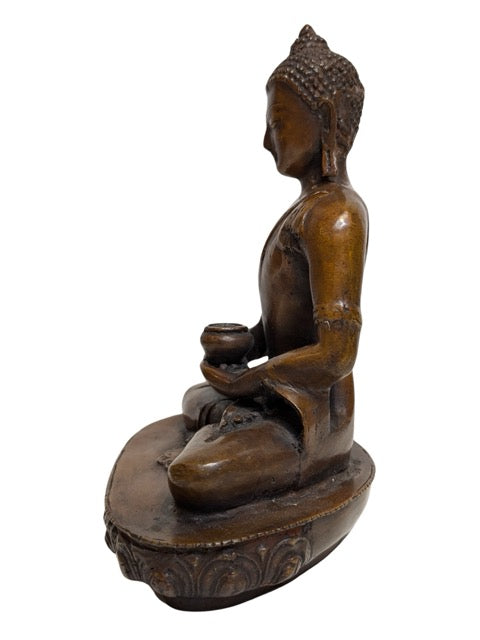 Himalaya-Buddha aus Bronze in Dhyana-Mudra mit Patra, 17. Jahrhundert