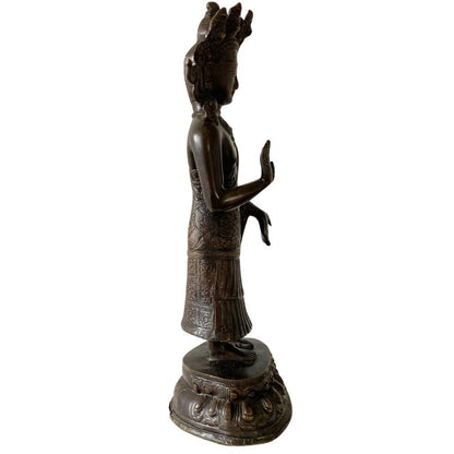 Himalaya Dipankara Buddha aus Bronze