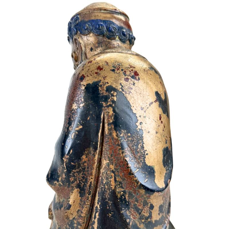 Himalaya-Kunst: Arhat-Darstellung eines Tieres als Bronzeskulptur